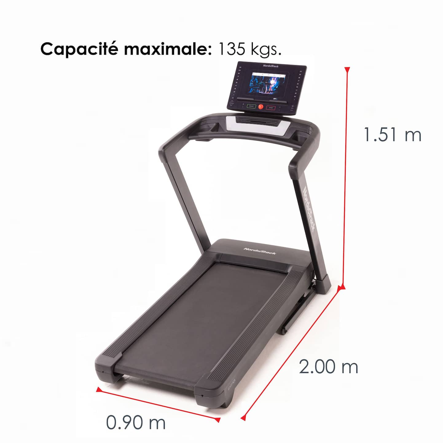 Tapis roulant pliable NordicTrack EXP 10i, modèle 2023, compatible avec ...