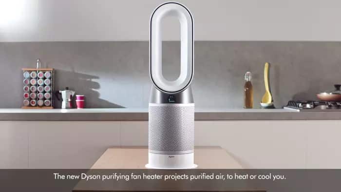 Dyson Pure Hot + Cool™ HEPA Air Purifier, Heater & Fan, White