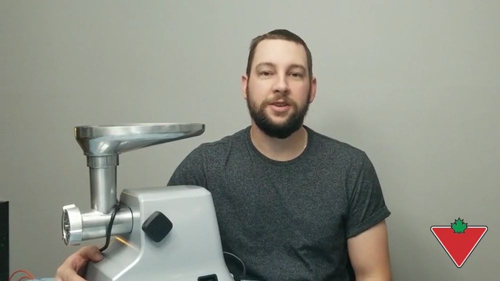 PADERNO Electric Meat Grinder, Silver Canadian Tire