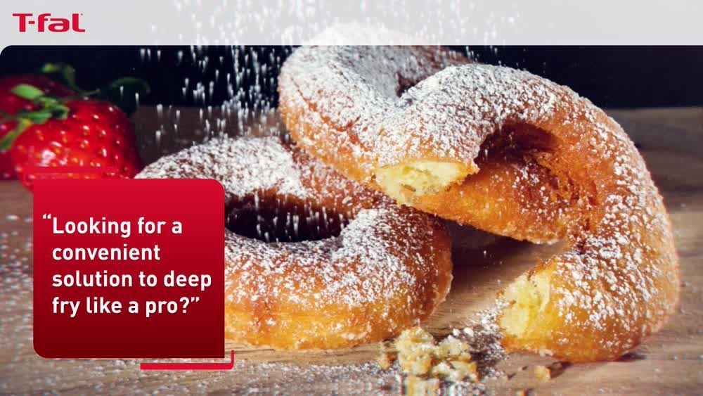 Tfal EZ Clean Pro Compact Deep Fryer w/ Oil Filter, Stainless Steel