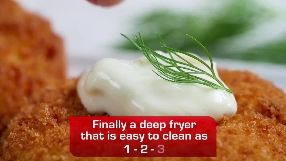 Tfal EZ Clean Pro Compact Deep Fryer w/ Oil Filter, Stainless Steel