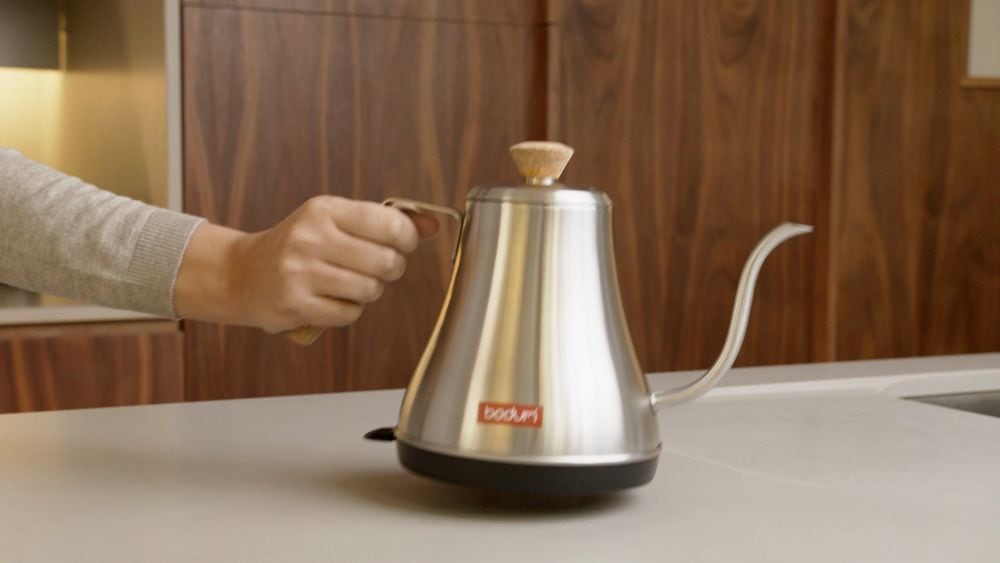 Bodum Electric Cordless Gooseneck Water Kettle with Auto Shut Off