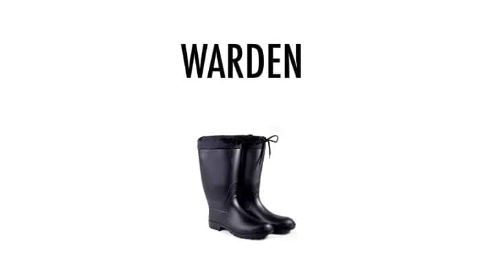 Men's Canadian-made Waterpoof Rubber Rain Boots with Non-Slip