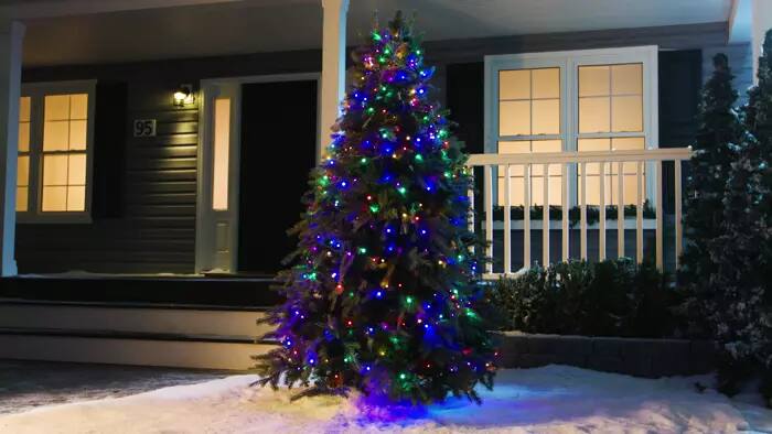 blue christmas lights canadian tire